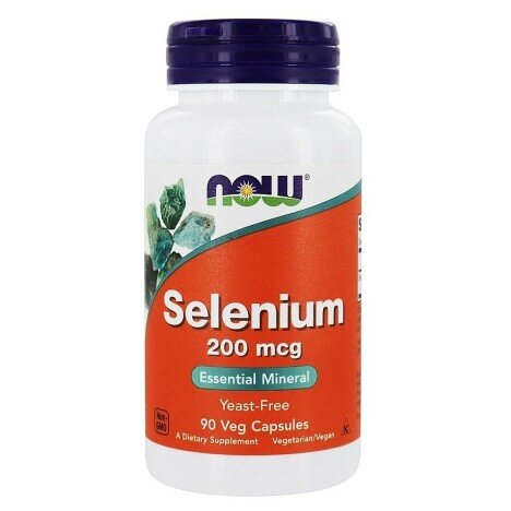 Now Foods Seleniu 200mcg - 90 Capsule